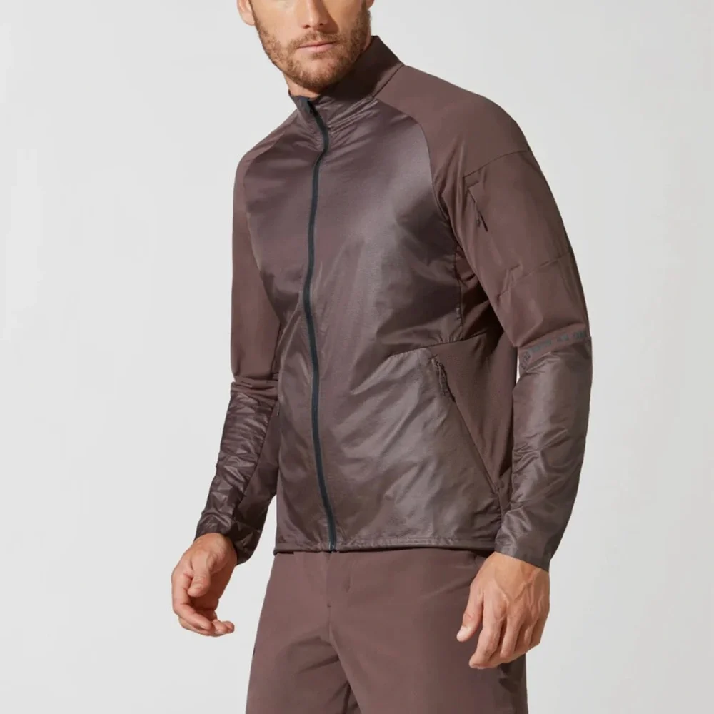 Men’s Large, Lululemon x Barry’s Fast & Free Jacket, Cherry Cola, MSRP $188 - Picture 2 of 10